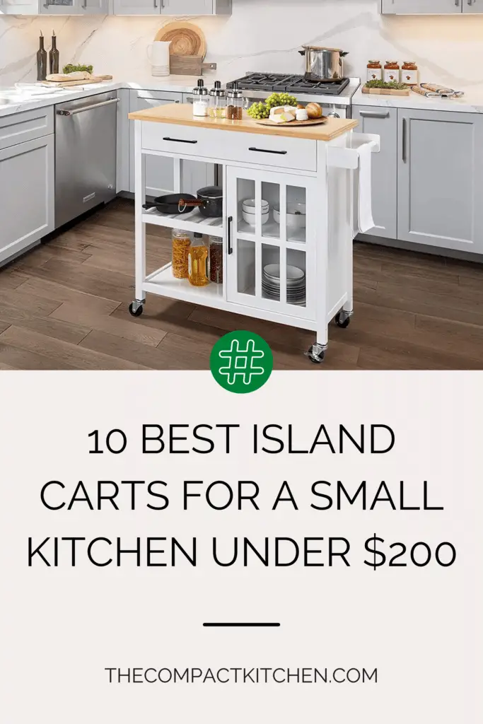 10 Best Island Carts For A Small Kitchen Under $200