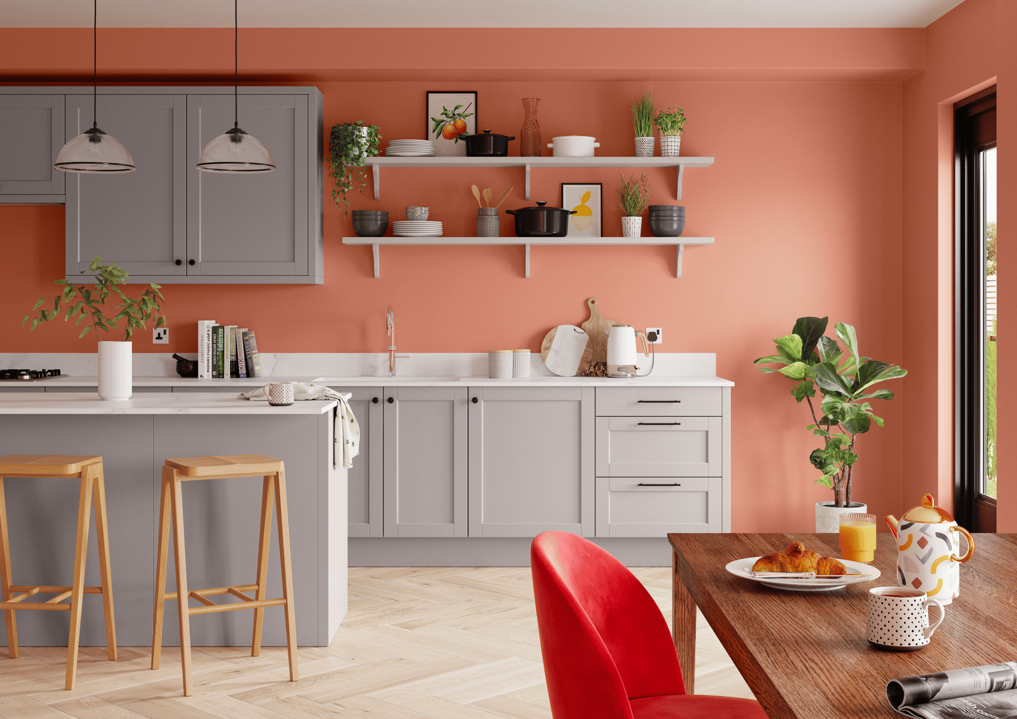 Best wall colors for a small kitchen