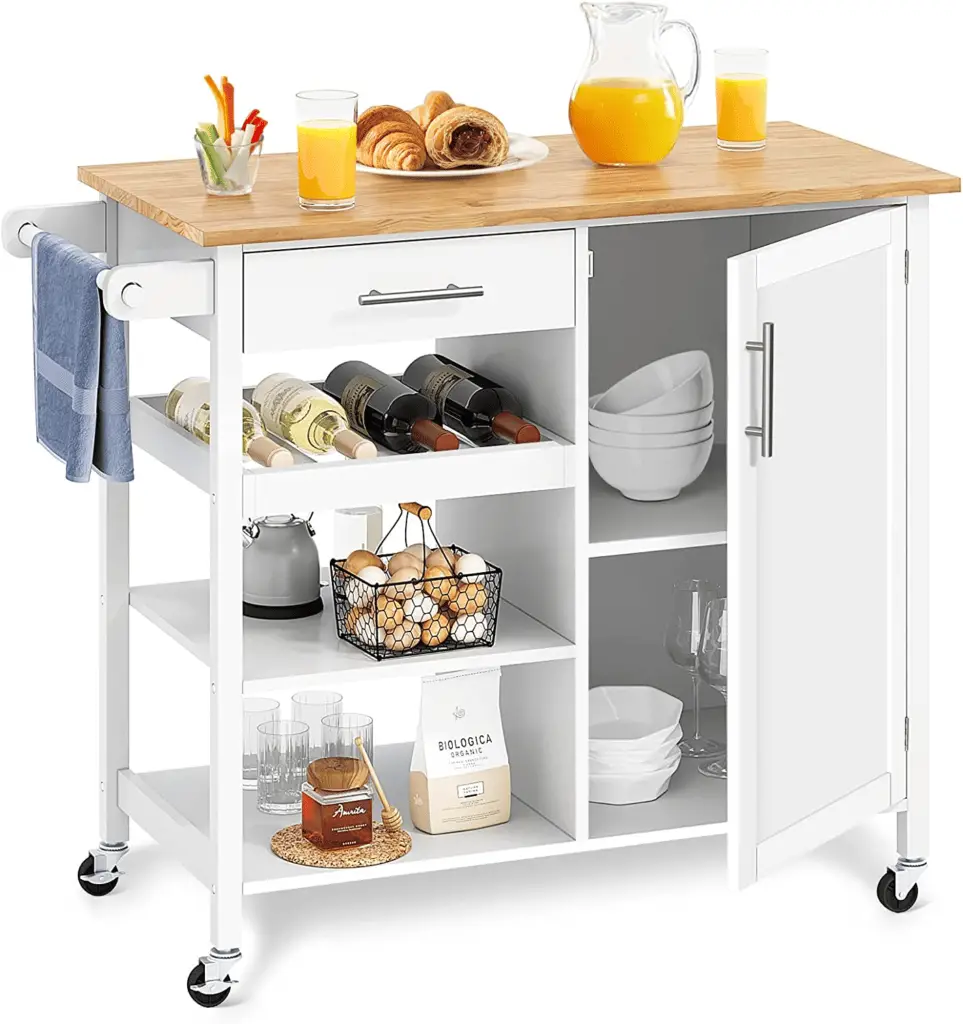 YITAHOME Kitchen Island Cart - Island Cart for a small kitchen
