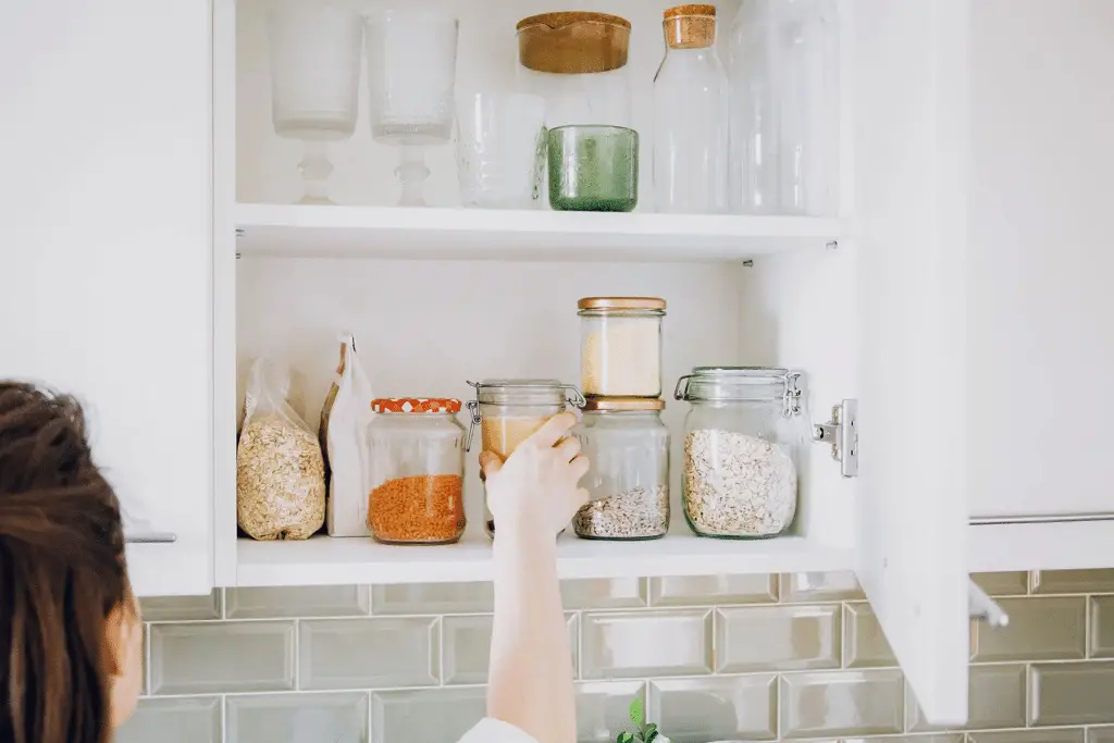 Reorganize regularly to make small kitchen look bigger