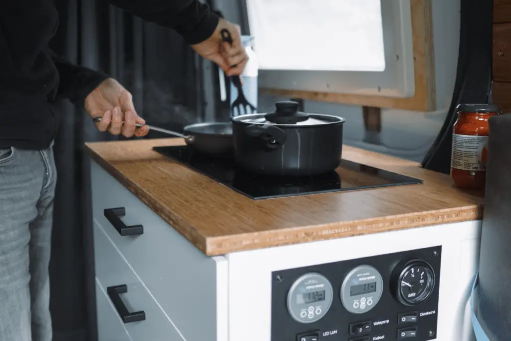 Tiny house stove - Induction cooktop