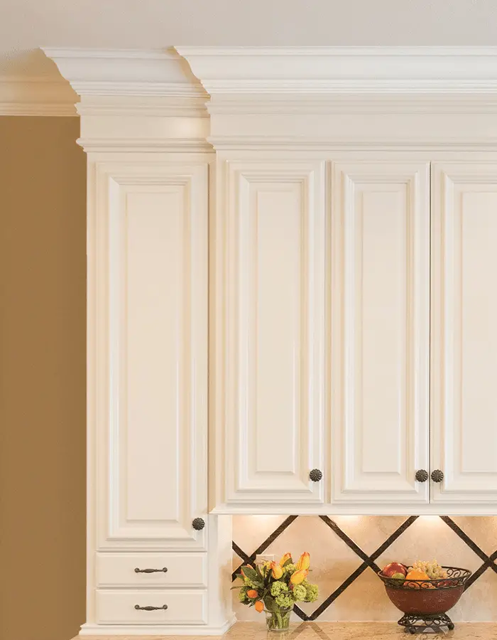 Add a simple trim to cabinets
