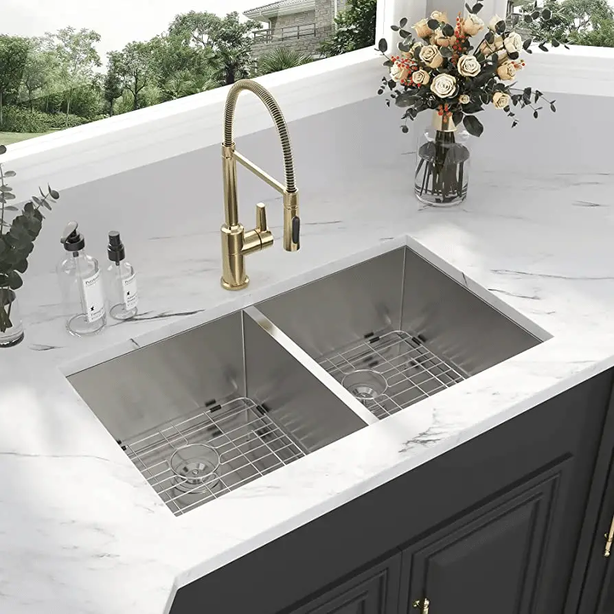 Tiny house kitchen sink - double sink