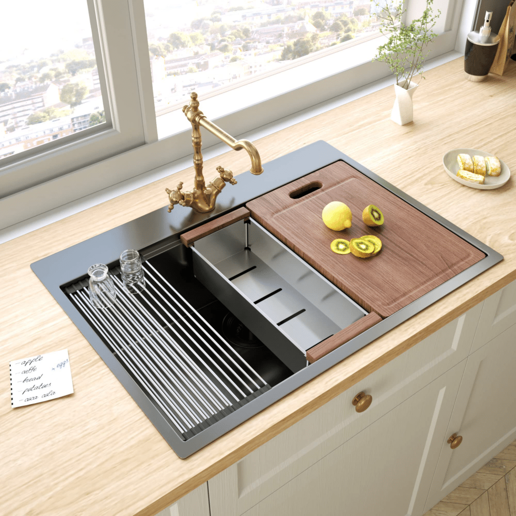 Tiny house kitchen sink - Workstation