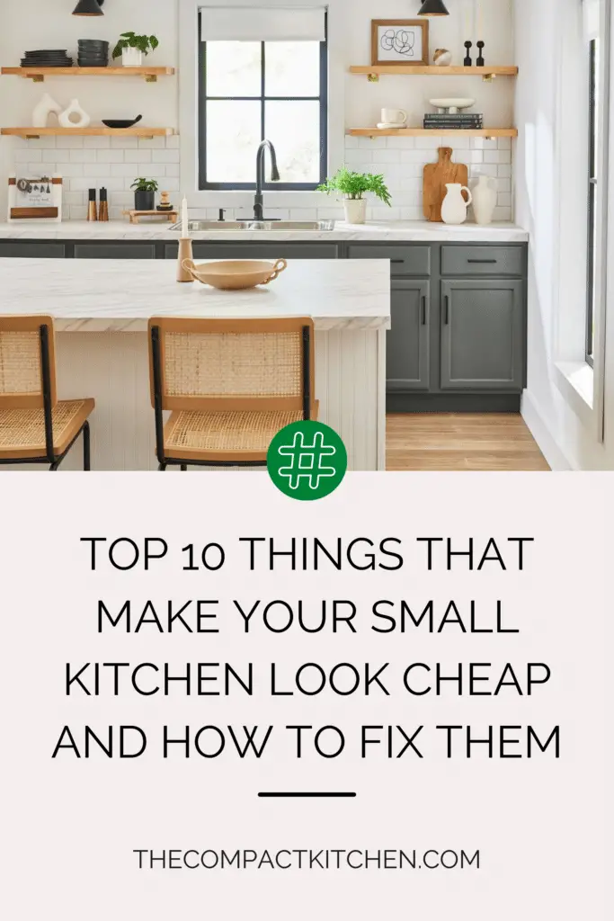 Top 10 Things That Make Your Small Kitchen Look Cheap and How to Fix Them
