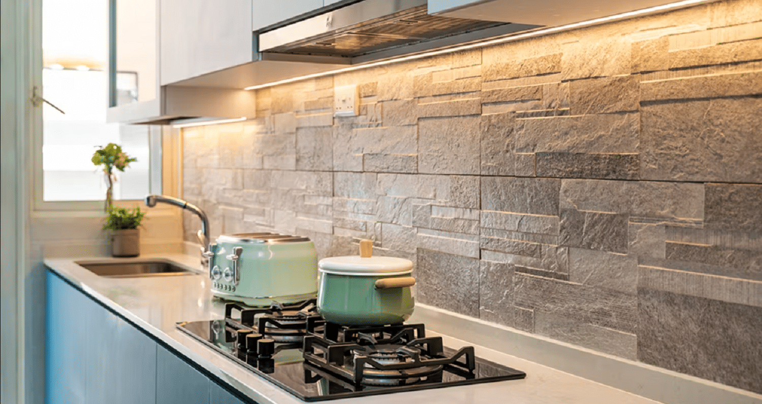 Cleaning and Maintaining Flagstone Backsplashes The Compact Kitchen