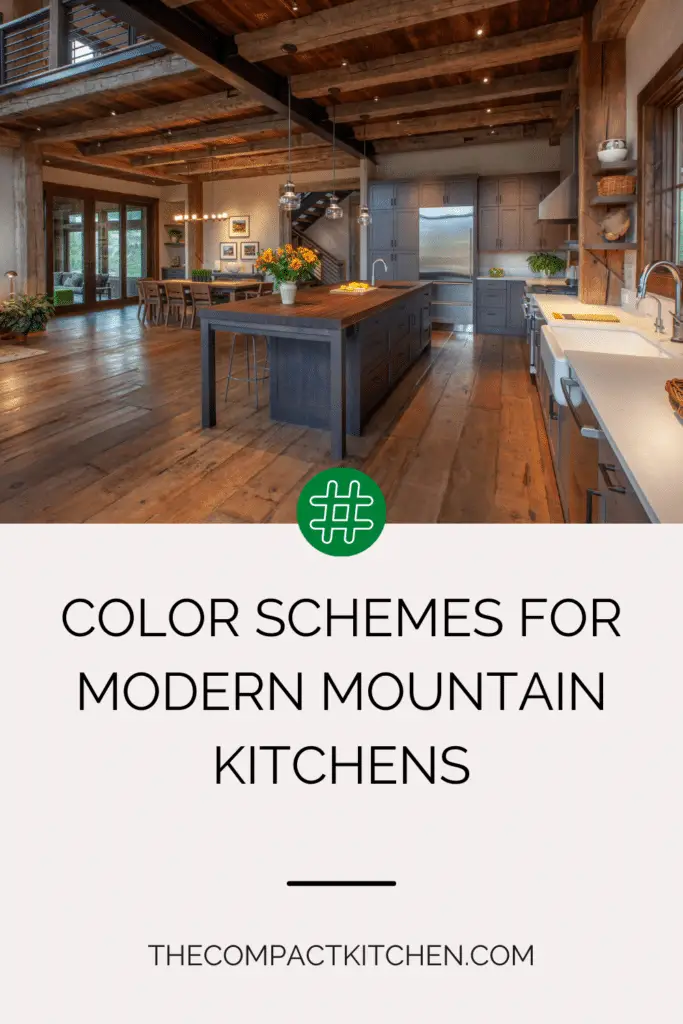 Color Schemes for Modern Mountain Kitchens