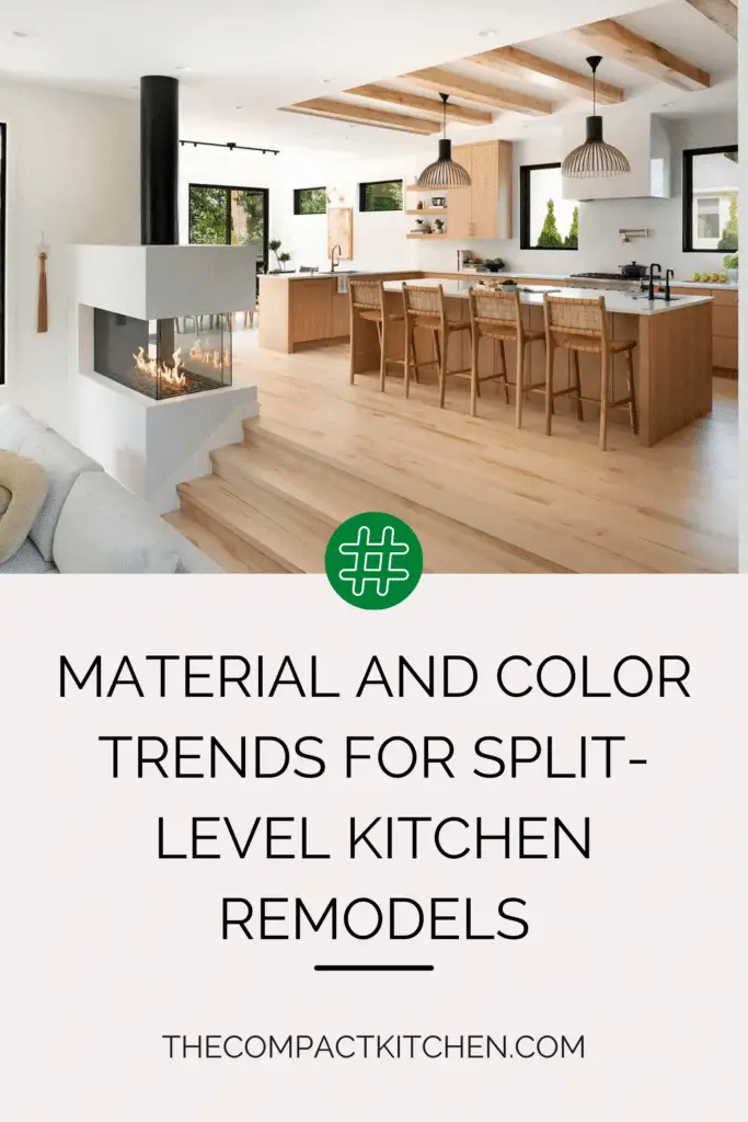 Material and Color Trends for Split-Level Kitchen Remodels
