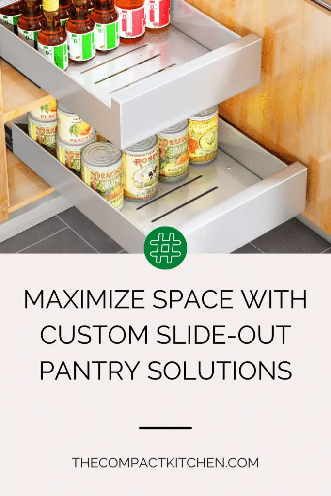 Maximize Space with Custom Slide-Out Pantry Solutions