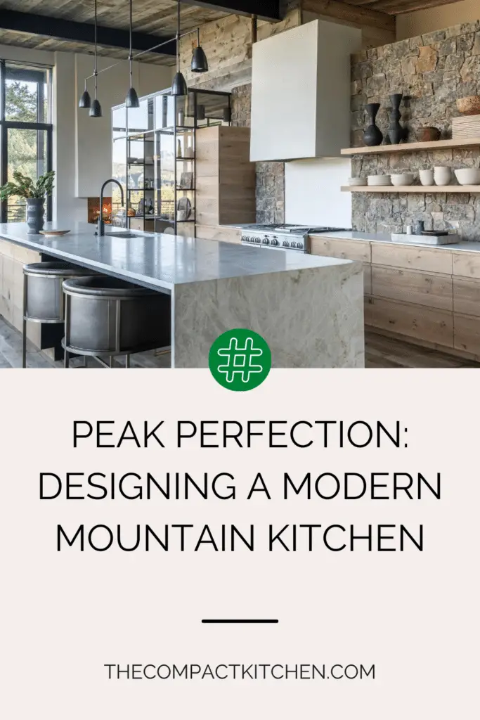 Peak Perfection: Designing a Modern Mountain Kitchen