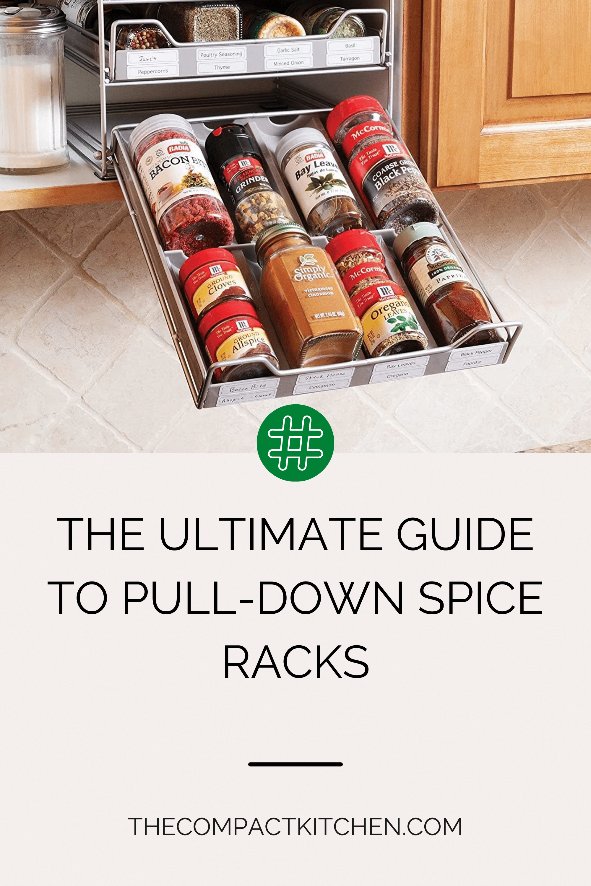 The Ultimate Guide to Pull-Down Spice Racks - The Compact Kitchen