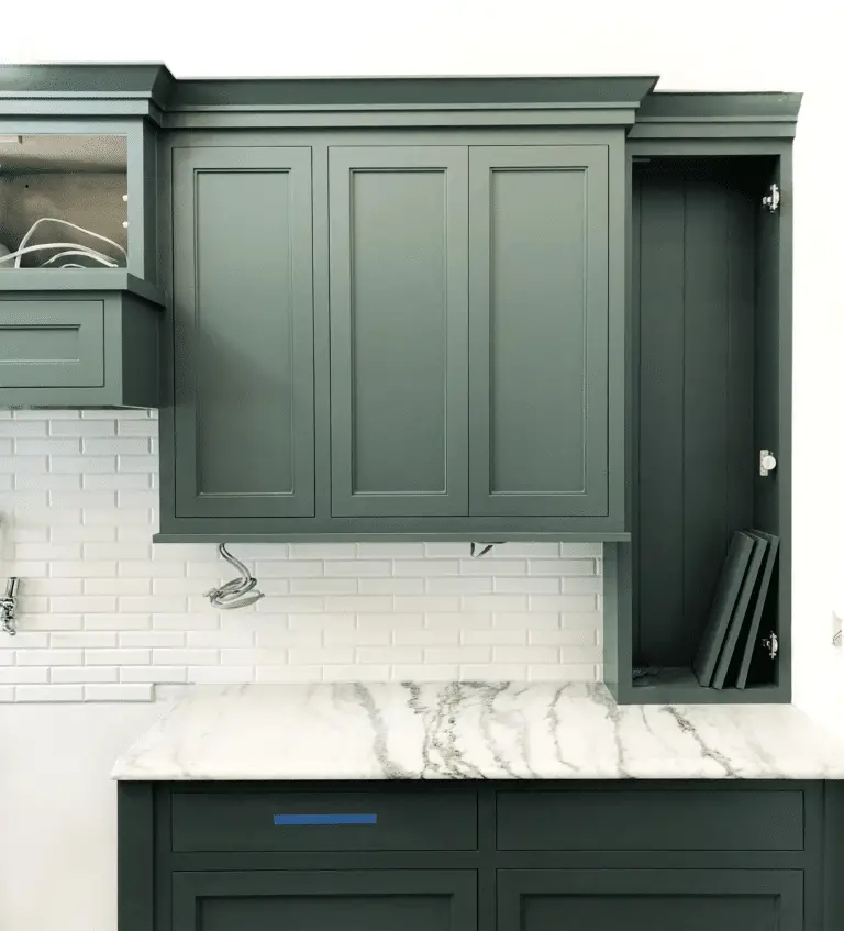 Green Elegance: Transform Your Kitchen with Pewter Green Cabinets
