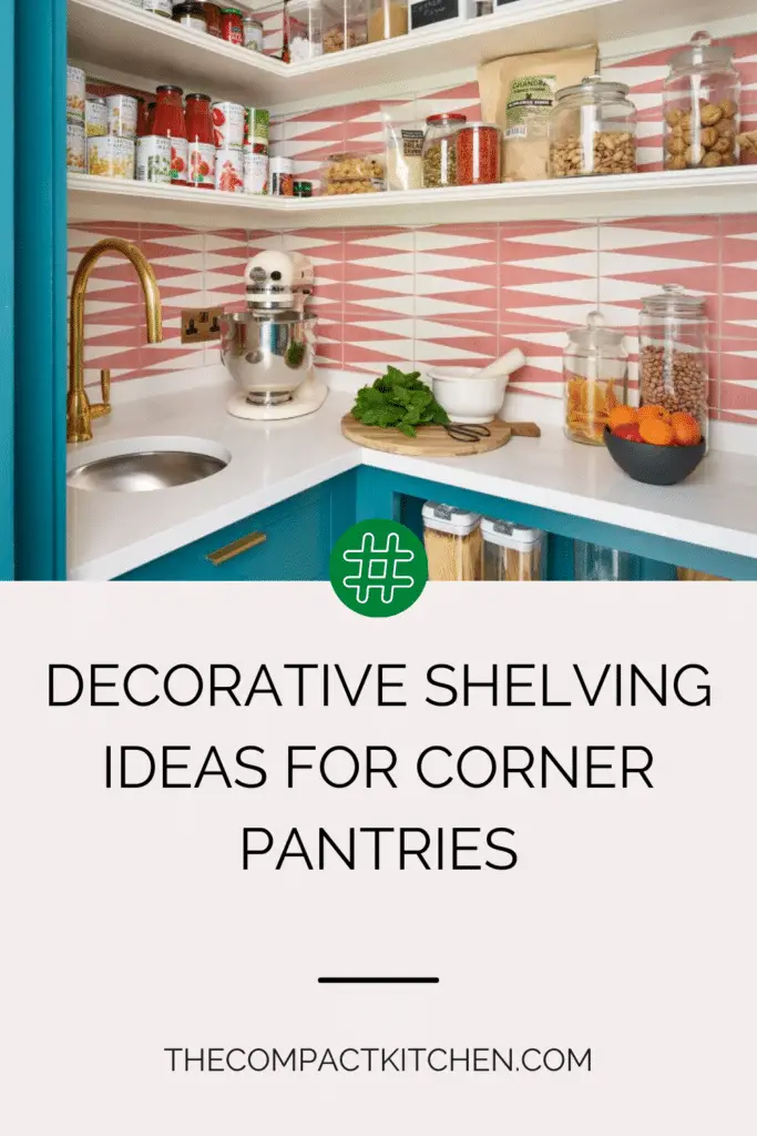 Decorative Shelving Ideas for Corner Pantries