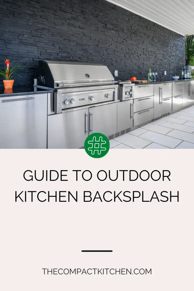 Guide to Outdoor Kitchen Backsplash