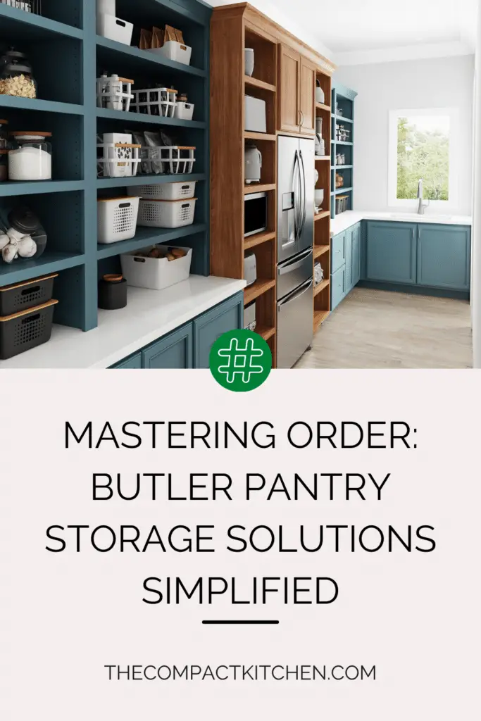 Mastering Order: Butler Pantry Storage Solutions Simplified