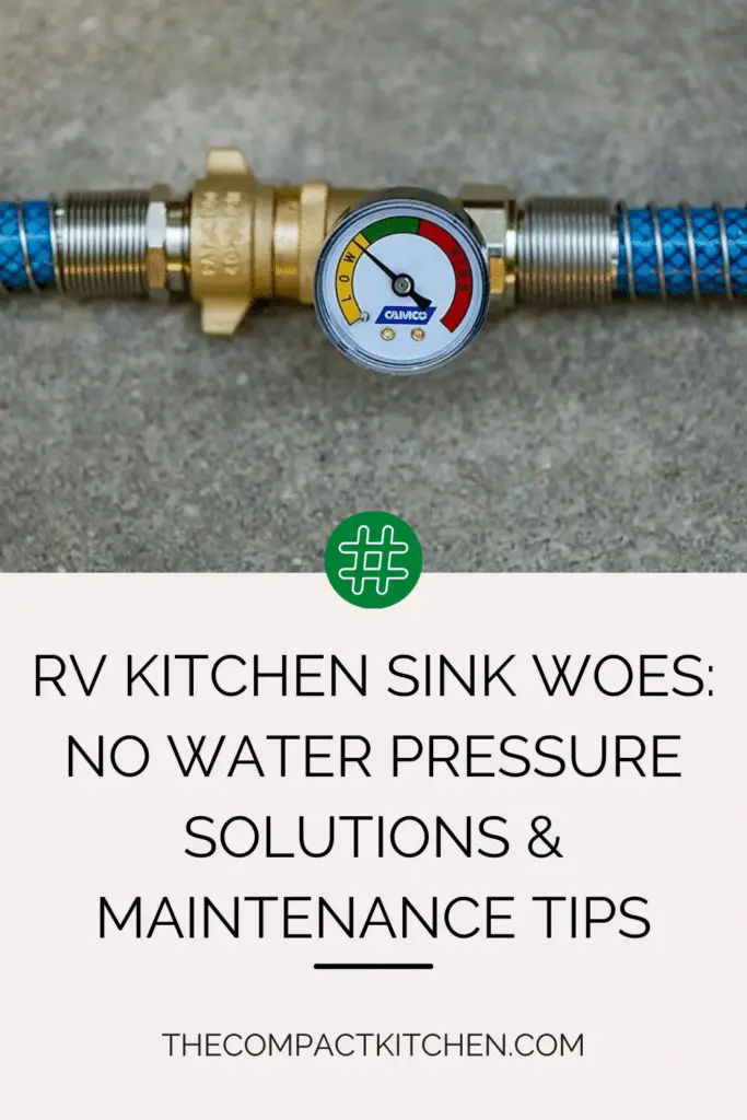 RV Kitchen Sink Woes: No Water Pressure Solutions & Maintenance Tips