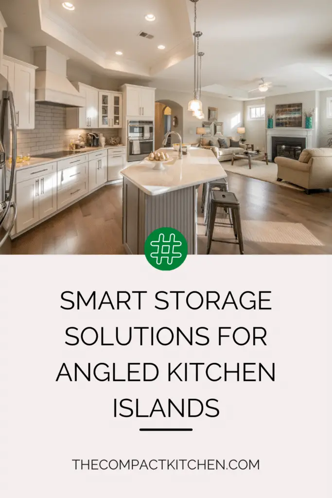 Smart Storage Solutions for Angled Kitchen Islands
