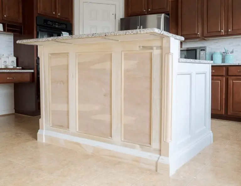 Painting and Finishing Your Kitchen Island Molding