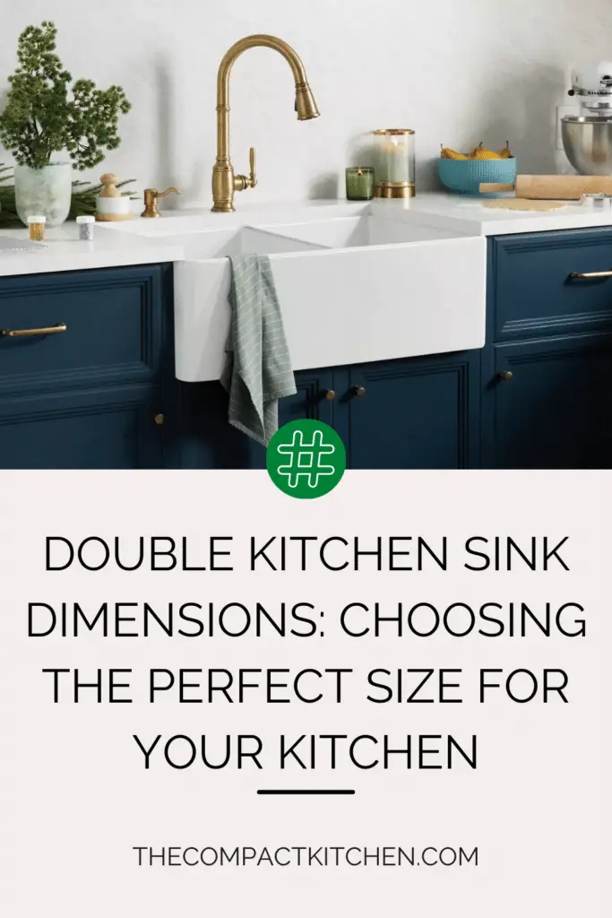 The Ultimate Guide to Double Kitchen Sink Dimensions: Choosing the Perfect Size for Your Kitchen