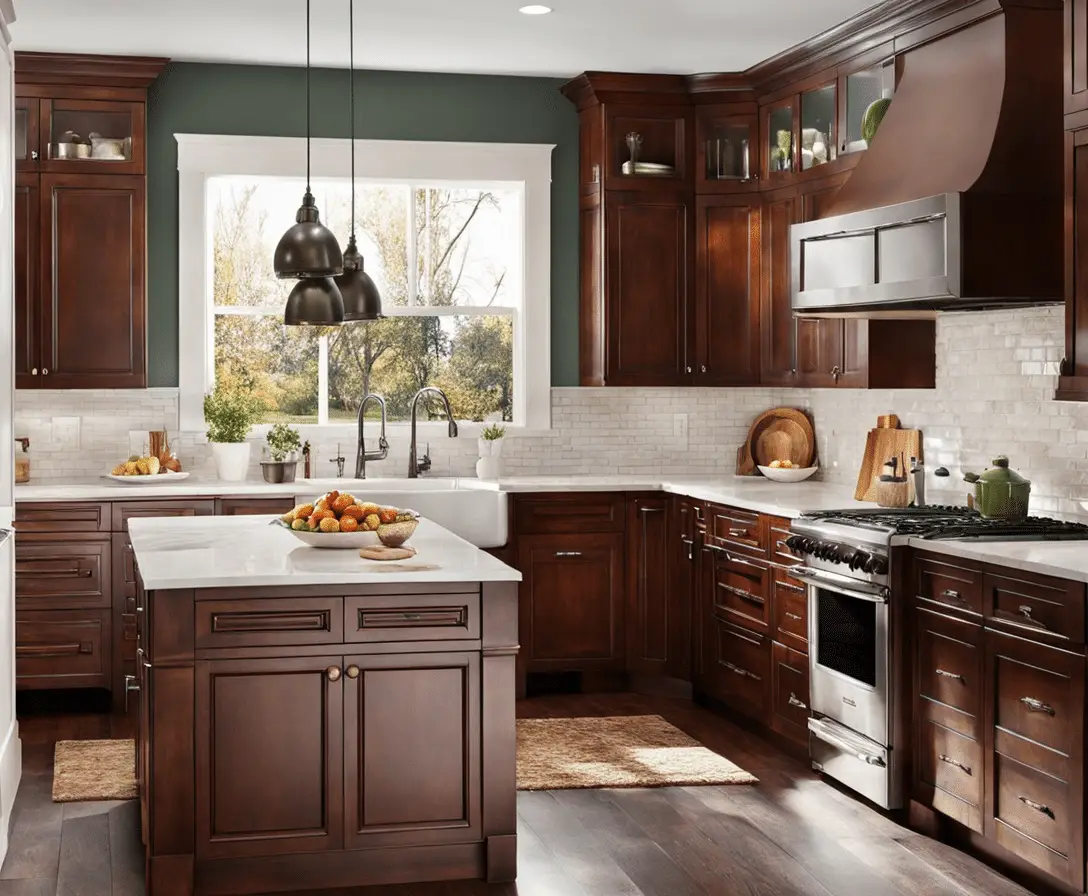 Brown Cabinets, Brilliant Colors: Unlocking the Perfect Kitchen Color