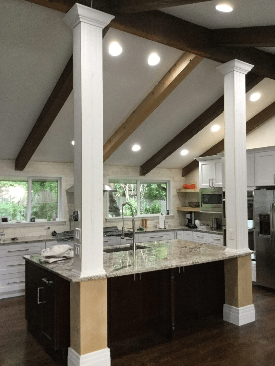 Beyond Support: Maximize Your Kitchen Design with Functional Columns ...