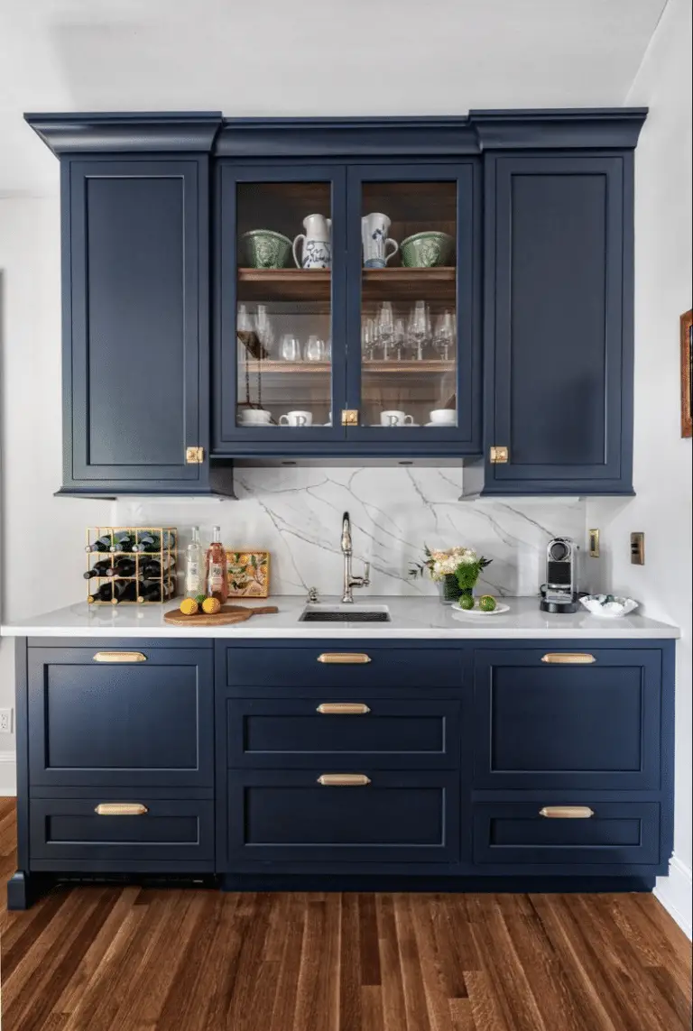 Navigating Style: Tips for Styling Your Hale Navy Kitchen Cabinets ...