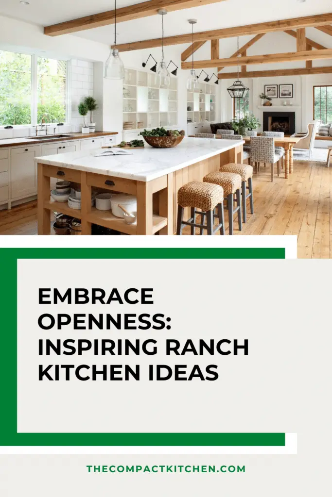 Embrace Openness: Inspiring Ranch Kitchen Ideas