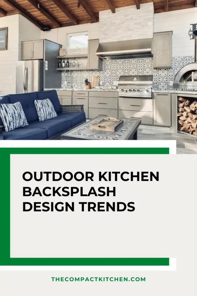Outdoor Kitchen Backsplash Design Trends