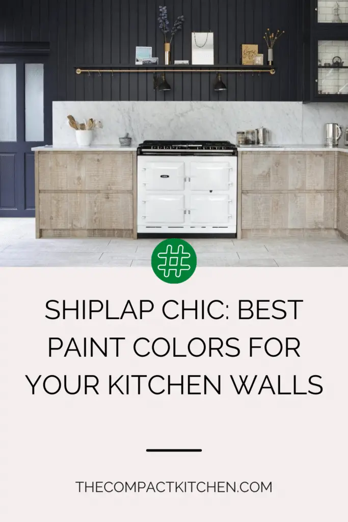 Shiplap Chic: Best Paint Colors for Your Kitchen Walls